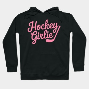 Hockey Girlie! Pink Girly Hoodie